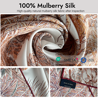 Écharpe en soie sergé roulée à la main, faible MOQ, 100 % soie de mûrier, imprimée numériquement sur mesure, bandana foulard personnalisable pour femme