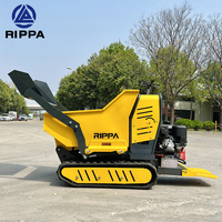 Rippa Mini-Raupendumper 500kg 1000kg Elektrischer Ketten-Minidumper