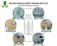 Bouteilles PET personnalisées de 400 ml pour thé et soda, bouteilles carrées vides de qualité alimentaire pour jus, emballage de boissons avec bouchon à vis