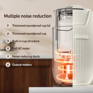 Máy xay đa chức năng bằng thép không gỉ, làm sữa đậu nành, máy làm sữa hạt tự động - Product Image 2