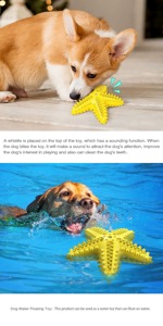 Forma di stella marina di vendita calda con il giocattolo di masticazione del cane di cura di pulizia dello spazzolino dentale dell'animale domestico di prezzi economici