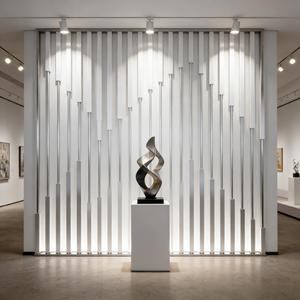 Aanpasbare wandafscheiding woonkamer opvouwbare roestvrijstalen kamerverdelers schermen scheidingswand fabrikant - Product Image 3