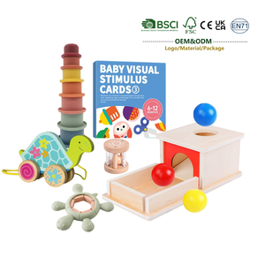 Juguetes <span class=keywords><strong>Montessori</strong></span> JET OEM, <span class=keywords><strong>Caja</strong></span> <span class=keywords><strong>de</strong></span> Lanzamiento <span class=keywords><strong>de</strong></span> Pelotas Sensoriales Táctiles y Campana <span class=keywords><strong>de</strong></span> Mano, Remolque <span class=keywords><strong>de</strong></span> Tortuga para el Desarrollo Sensorial, Juguetes Educativos - Product Image 1