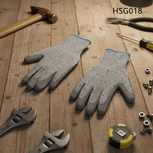 HY,Laser Cutting Durable <strong>Palm</strong> Maximum Protection Anti-cut Safety Gloves Unisex-Adults Trade 40cm Available Working Gloves HSG019 - Product Image 4