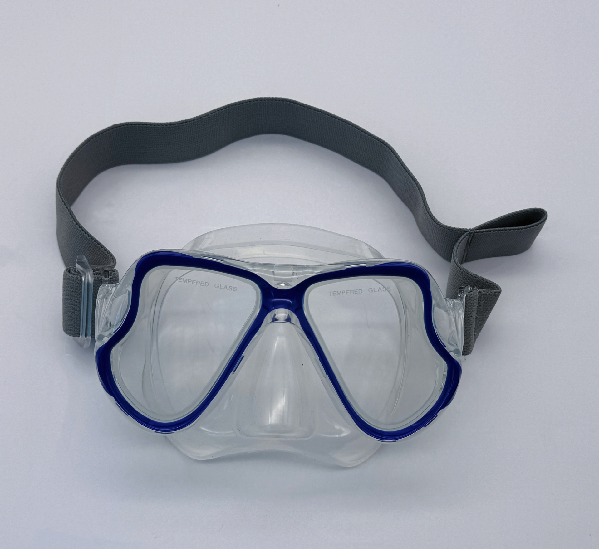 Bleu transparent