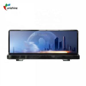 P2.5 P4 Táxi Top Display LED IP65 Publicidade <span class=keywords><strong>Car</strong></span> Top LED Screen Digital Signage Ad Media para Táxi - Product Image 1