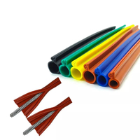 Housse de câble de protection isolée en caoutchouc, pour conserver les tuyaux d'isolation en silicone de haute tension, 24 pièces