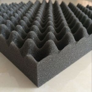 High Density Egg Crate Shape Flame Retardant Sound Absorbing Foam Acoustic Panels
