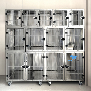 Petsproofing Custom <strong>Made</strong> Stainless Steel Pet <strong>Dog</strong> Cage House Multifunction Metal Instrument Equipment for Cats Application <strong>Kennel</strong>