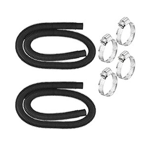 Tuyau de remplacement pour piscine gonflable, pour pompes Intex 300 330 530 1000 gallons, tuyau flexible en PVC avec pinces, accessoires de piscine - Product Image 1