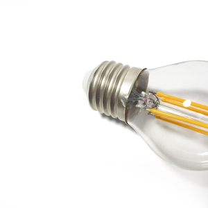 Dẫn đèn dây tóc <span class=keywords><strong>G45</strong></span> bóng golf rõ ràng hổ phách thủy tinh 4W E27 - Product Image 5