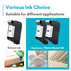 Excellente adhérence Date d'expiration encre aqueuse cartouche d'imprimante TIJ pour HP 45 HP45 impression de vêtements - Product Image 4