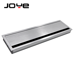 Copertura per Canale in Alluminio JOYE con Chiusura Lenta, Passacavo Rettangolare per Mobili da Ufficio, Copertura a Ribalta per Porta Singola - Product Image 6
