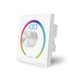 DC12V/DC24V תצוגה דיגיטלית LED בקר מתג עמעום 4A <span class=keywords><strong>3</strong></span> ערוצים 86 סוג פאנל כפתור פאנל אורות בצבע יחיד עבור רצועת LED - Product Image 1