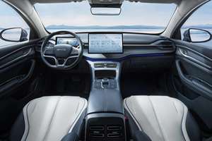 BYD Destroyer 05 Berline Bleue 5 Places Hybride Transmission Automatique Phares LED Intérieur Sombre Voitures Neuves Fabriquées en Chine - Product Image 5