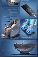 Usage domestique pliable pied pression d'air masseur de jambes thérapie roulante chauffage Sl suivi luxe Shiatsu fauteuil de Massage complet du corps