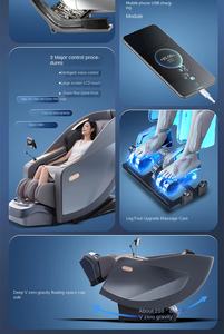 Shiatsu kursi pijat seluruh tubuh, penggunaan di rumah kaki tekanan udara pijat kaki gulung terapi pemanas Sl pelacakan mewah - Product Image 5