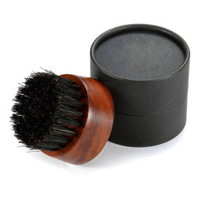 <span class=keywords><strong>Brosse</strong></span> à <span class=keywords><strong>barbe</strong></span> pour hommes - <span class=keywords><strong>Brosse</strong></span> à poils de sanglier petite et ronde - Kits de toilettage pour hommes en bois - Product Image 4