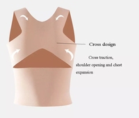 Sous-vêtements sans couture, gaine, Corset amincissant, hauts pour femmes, gaine, correcteur de Posture, soutien-gorge