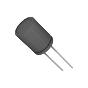 Condensateur autorisé par le distributeur 470 uF CAP ALUM 470UF 20% 25V RADIAL TH Through Hole 25RX30470MCT10X16 - Product Image 1