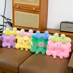 Cojín de Asiento de Felpa con Diseño de Animalitos Adorables, Nuevo Diseño Creativo, Cojín de Felpa Suave, Decoración para el Hogar, Regalos para Niños y Adultos - Product Image 2