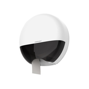 <b>Wall</b> Mounted Toilet Paper Dispenser Circular No Drill Waterproof Multipurpose With Tray <b>For</b> Large Rolls - Product Image 2