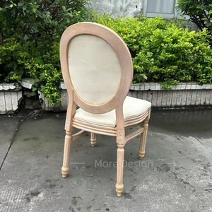 Chaise de <span class=keywords><strong>salle</strong></span> à manger de <span class=keywords><strong>mariage</strong></span> en bois du roi Louis XV Bistro en bois massif pour événements de ferme antique française - Product Image 1
