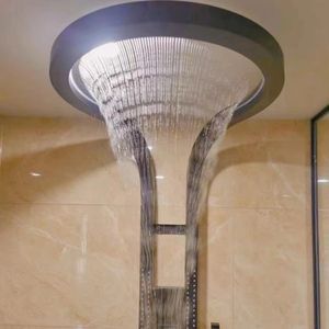 <span class=keywords><strong>Colonne</strong></span> <span class=keywords><strong>de</strong></span> <span class=keywords><strong>douche</strong></span> intelligente tendance TikTok en <span class=keywords><strong>cuivre</strong></span>, avec jets pluie ciel étoilé, cascade et jets spa - Product Image 6