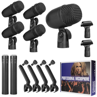 Kit de microphones pour batterie et jazz, ensemble de micros pour instruments, pour performance scénique professionnelle, vente en gros