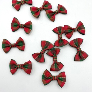 Lazo Navideño Infantil Hecho a Mano, Producto Semielaborado de Alta Calidad, Diseño a Cuadros Rojo y Verde, Deportivo para las Cuatro Estaciones - Product Image 3