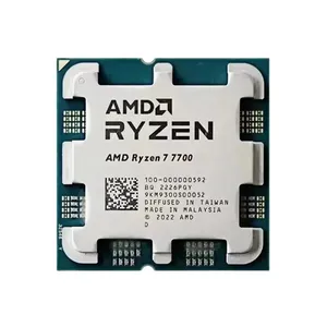 नया आगमन AMD R7 7000 श्रृंखला AM5 CPU प्रोसेसर 7700 3.8Ghz 32MB DDR5 रैम मेमोरी प्रकार