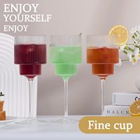 Verres à vin en acrylique de 12 oz, recyclables, incassables, réutilisables, verres à cocktail en plastique transparent origami, incassables, pour les fêtes