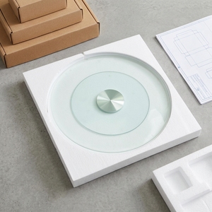 Plateau tournant en <span class=keywords><strong>verre</strong></span> <span class=keywords><strong>trempé</strong></span> personnalisé de 6 mm / Lazy Susan / <span class=keywords><strong>Verre</strong></span> <span class=keywords><strong>trempé</strong></span> <span class=keywords><strong>pour</strong></span> <span class=keywords><strong>table</strong></span> - Product Image 2