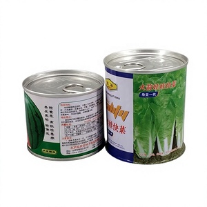 Latas Redondas de Hojalata a Prueba de Fugas y Óxido con Tapa Fácil de Abrir, Grado Alimenticio, Venta al por Mayor Directa de Fábrica para Semillas de Vegetales - Product Image 4