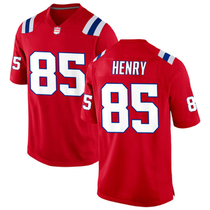 Maillot de football américain personnalisé 2026 Rouge Nouvelle-Angleterre – Tenues brodées et cousues pour jeunes avec logos – Vêtements de sport - Product Image 6