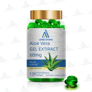 GMP Factory Oem Aloe Vera Gel Extiract Extract Herbal Supplementsoftgels Capsule