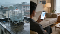 Capteur de niveau d'eau et d'huile à ultrasons WiFi Tuya Smart Life, moniteur de liquide à distance pour réservoir, haute précision, étanche IP67, DC5V 220V/110V