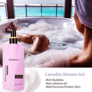 Producto de cuidado Cabello y cuerpo Limpiar Aminoácido Baño de ducha Aminoácido Champú para el cabello Acondicionador Gel de ducha Juego de tres piezas - Product Image 2