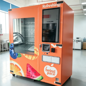 Máquina Expendedora de Smoothies Automática con Apariencia Personalizada, Máquina Expendedora de Jugos de Frutas Frescas de Autoservicio con Lector de Tarjetas - Product Image 3