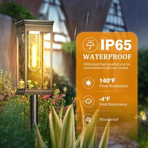 Luces Solares LED para Camino, IP65 Impermeables, Lámpara de Jardín para Exteriores con Diseño Cuadrado - Product Image 4