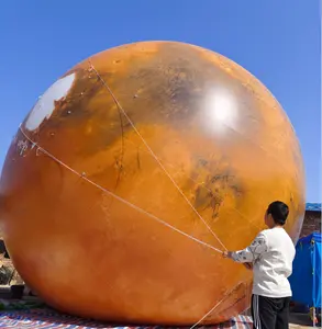 7M Diameter Solar System Giant Mars Inflatable Planet Balloon For Theme Party Decoration