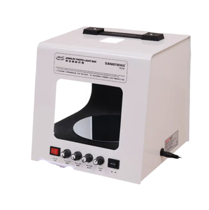 Nouvelle table tournante portable en métal Sanoto TB20 avec rotation à 360 degrés et boîte à lumière <span class=keywords><strong>pour</strong></span> photos et vidéos de bijoux - Product Image 1