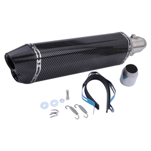 Escape de Motocicleta CHMotor de 470 mm, Silenciador para Motocicleta, Tubo de Escape para Kawasaki NINIA 650 <span class=keywords><strong>Tmax</strong></span> 500 <span class=keywords><strong>Tmax</strong></span> 530 <span class=keywords><strong>SUZUKI</strong></span> Gw250 ATV Dirt Pit Bike - Product Image 3