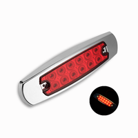 Fabricant 12V 24V indicateur latéral Led carré lampe d'avertissement stroboscopique feu de position latéral pour camion remorque