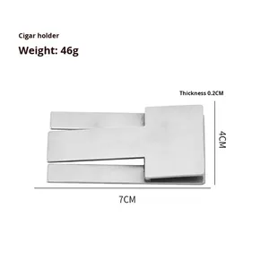 Custom Logo Stainless Steel <b>Metal</b> Cigar Chair Holder Cigar Stand for Cigars Lovers - Product Image 4