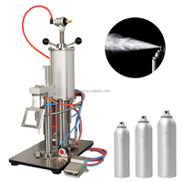 Ligne de remplissage automatique d'aérosols de parfum Spray corporel Machine de production de vernis à poivre à sertir pour l'Egypte et l'Inde