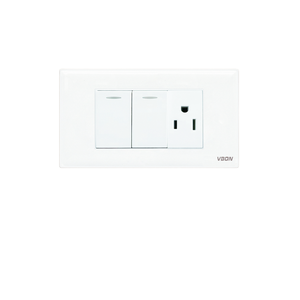 220 di vendita diretta V/250V parete Hone interruttore della luce noi America Standard <span class=keywords><strong>2</strong></span> <span class=keywords><strong>Gang</strong></span> 1 vie interruttore elettrico singolo polo Max. 110V doppio - Product Image 2