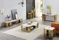 Table Basse Ronde de Style Classique Promotionnel pour Salon, Meuble d'Intérieur