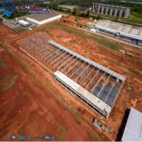 Edificios Metálicos Prefabricados Resistentes al Viento de Bajo Costo en Canadá, Almacenes con Estructura de Acero, Certificados por la CWB