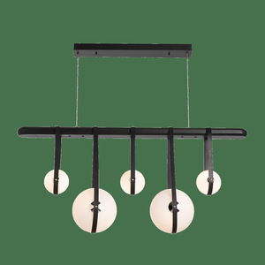 Long Black LED Pendant <b>Light</b> E27 220V For Living Room Bedroom Study Hotel - Product Image 2